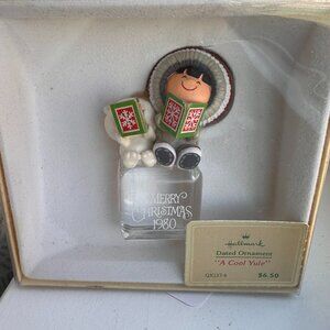 VINTAGE 1980 Hallmark Frosty Friends "A Cool Yule"